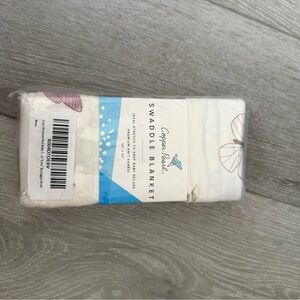 Copper Pearl Swaddle Blanket with Butterfly Design, NWT